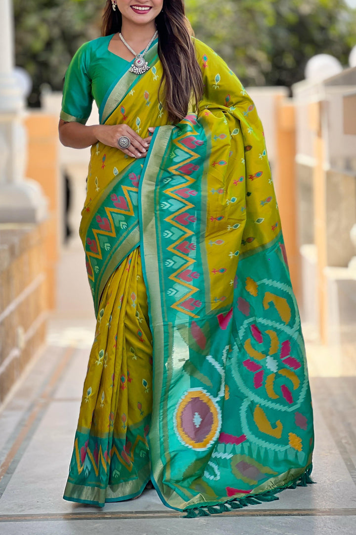 Patola Dreams -Ikkat Silk Saree