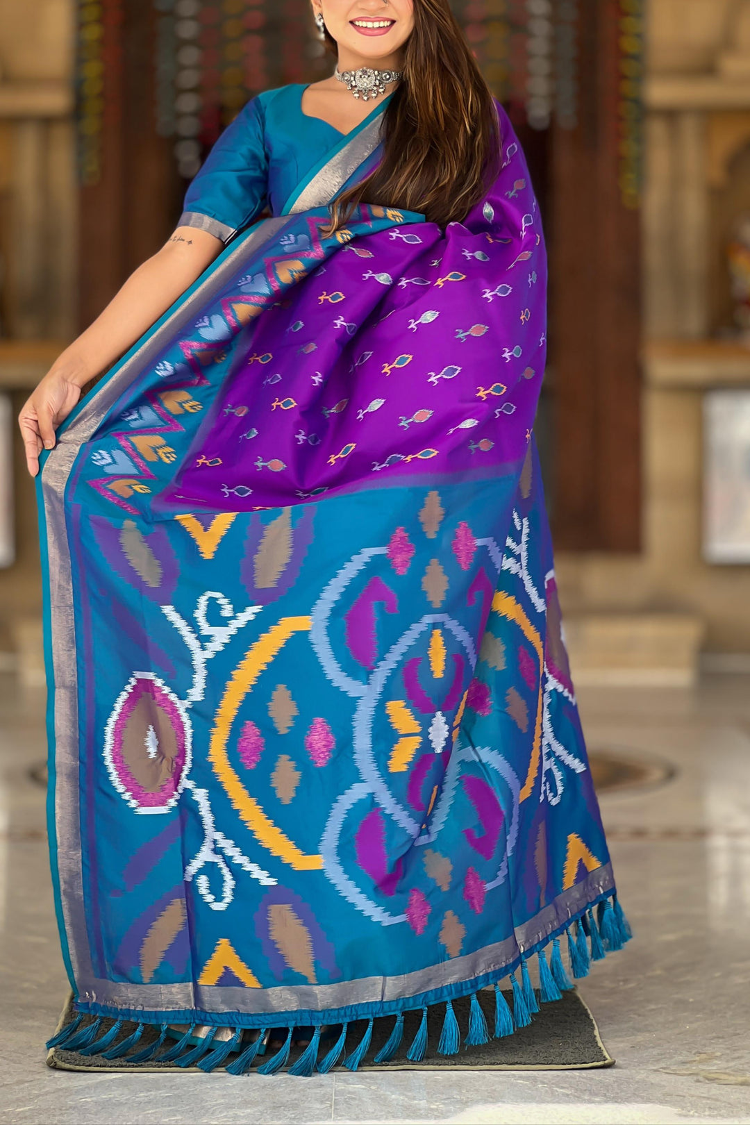 Patola Dreams -Ikkat Silk Saree