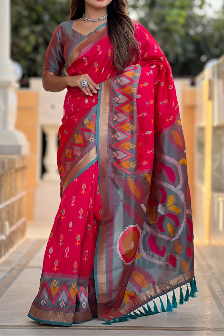 Patola Dreams -Ikkat Silk Saree