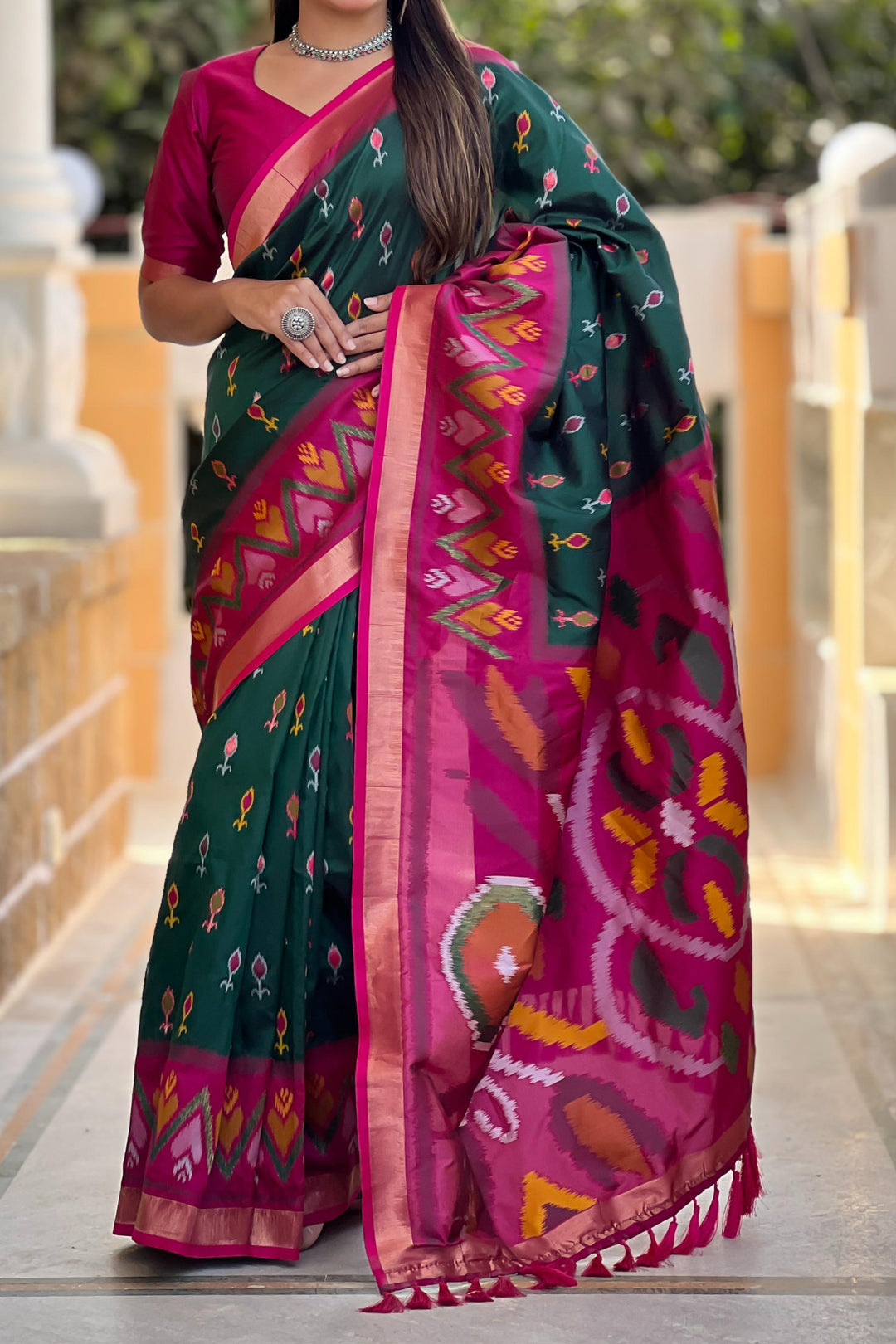 Patola Dreams -Ikkat Silk Saree