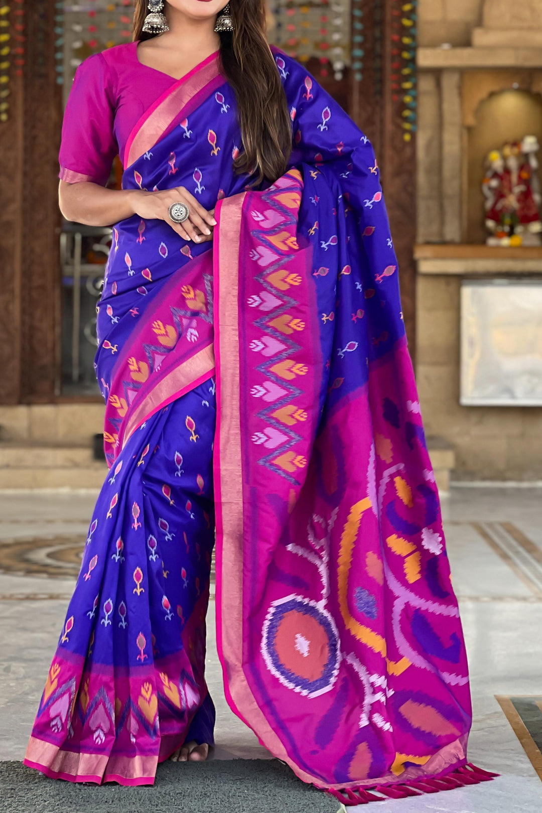 Patola Dreams -Ikkat Silk Saree