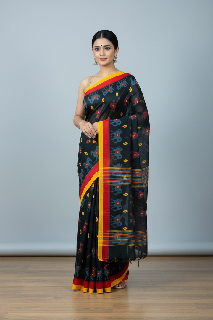 Summer Drape -Mul Cotton Saree