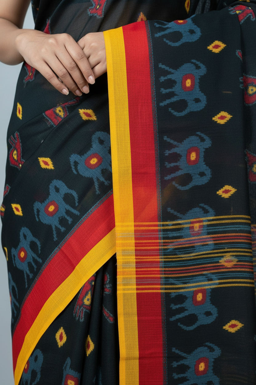 Summer Drape -Mul Cotton Saree