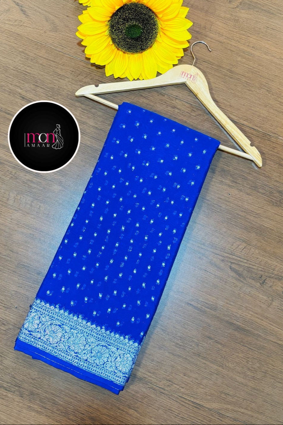 Aaradhya -Banarasi Semi Katan Silk saree