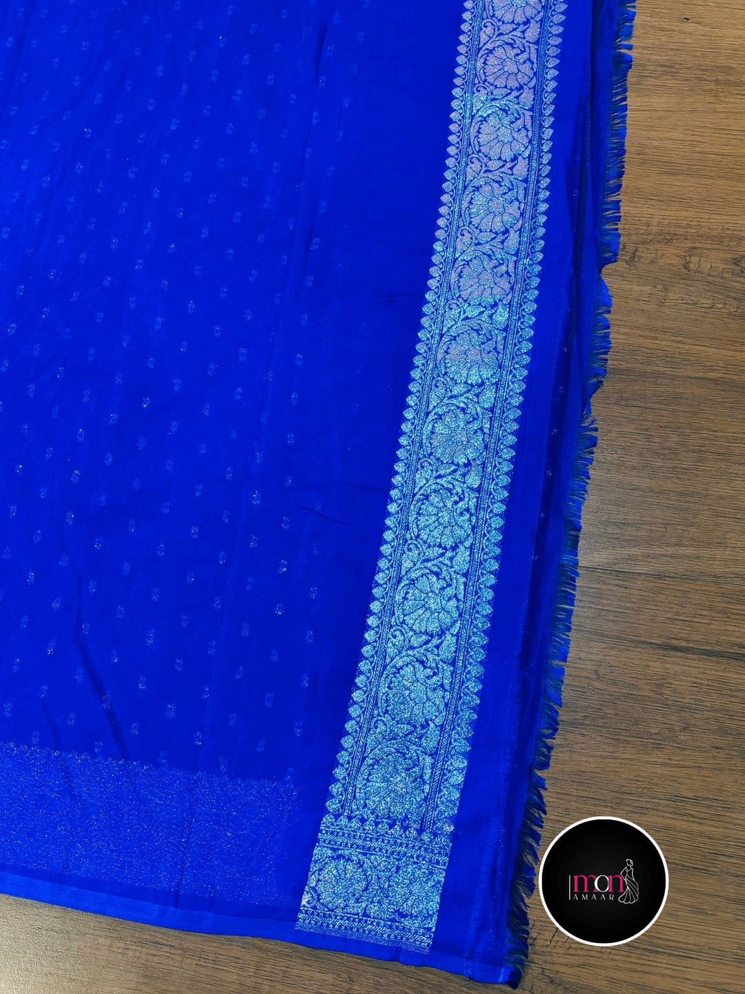 Aaradhya -Banarasi Semi Katan Silk saree