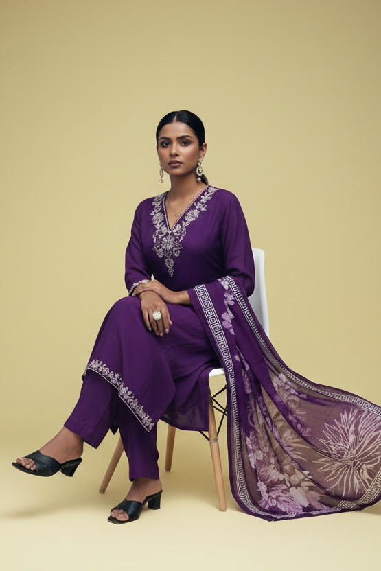 Sun Dance Cotton Kurti Set