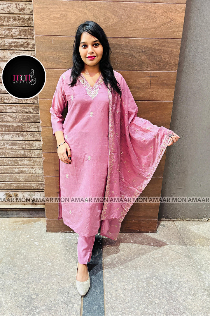 Beacon Of Hope Silk Kurti Set