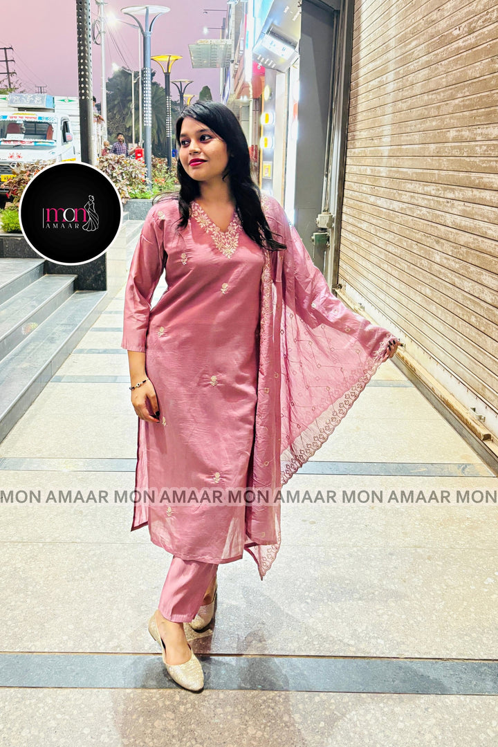 Beacon Of Hope Silk Kurti Set