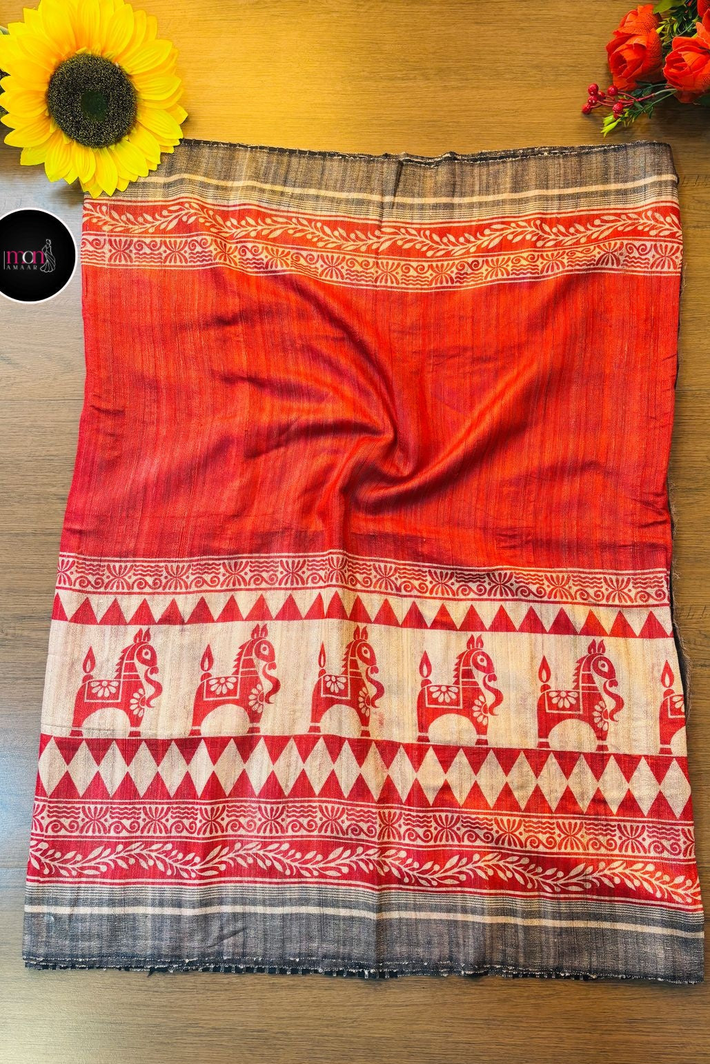 Tussar Delight- Pure Ghicha Silk Saree