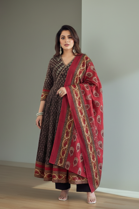 Boundless Creation Cotton Kurti Set