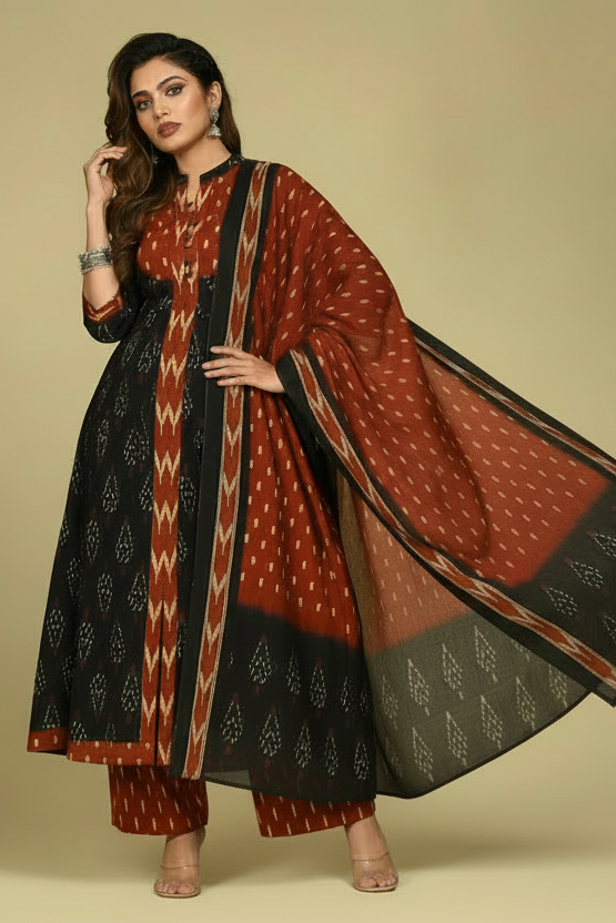 Chilling April Cotton Kurti Set