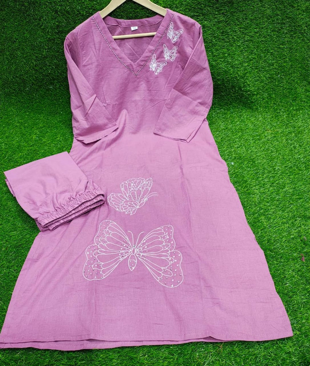 Love In The Air Cotton Kurti Set