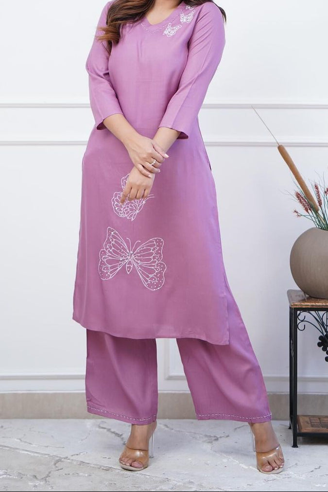 Love In The Air Cotton Kurti Set