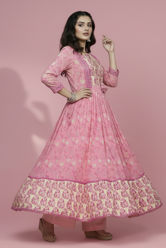 Party Lover Cotton Kurti Set