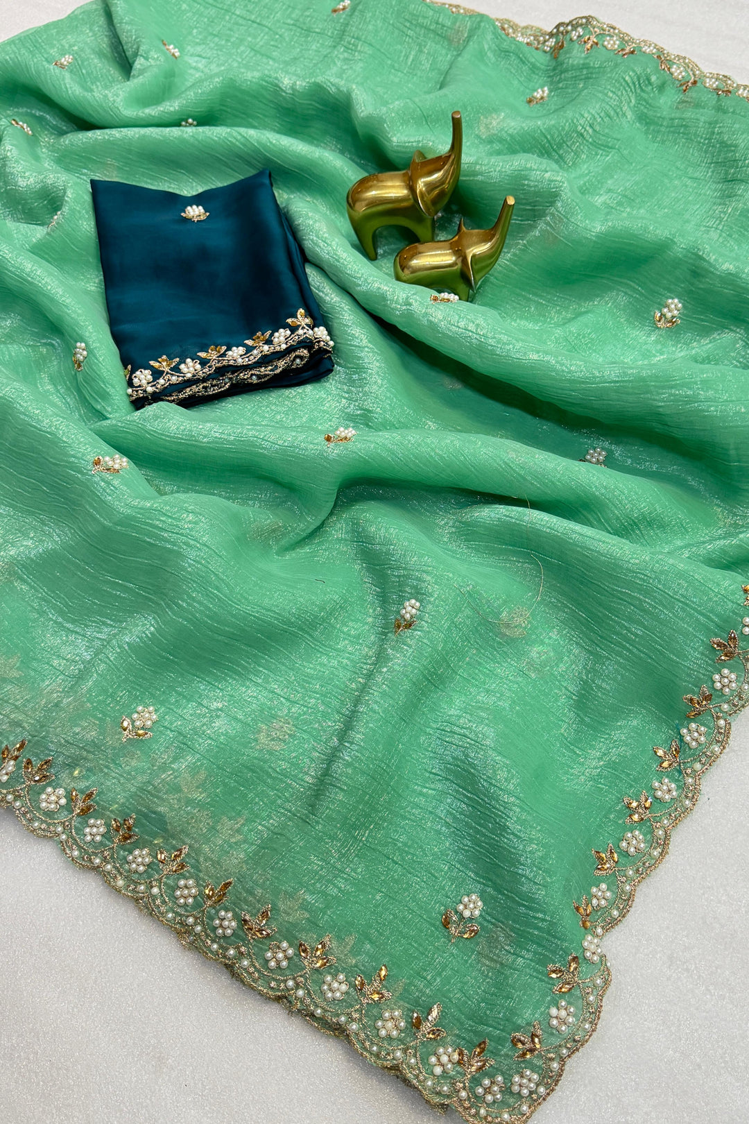 Magic Into My Day Crush Chiffon Saree