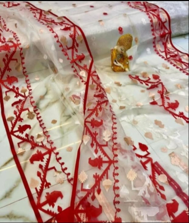 Nabina Bela Muslin Jamdani Saree