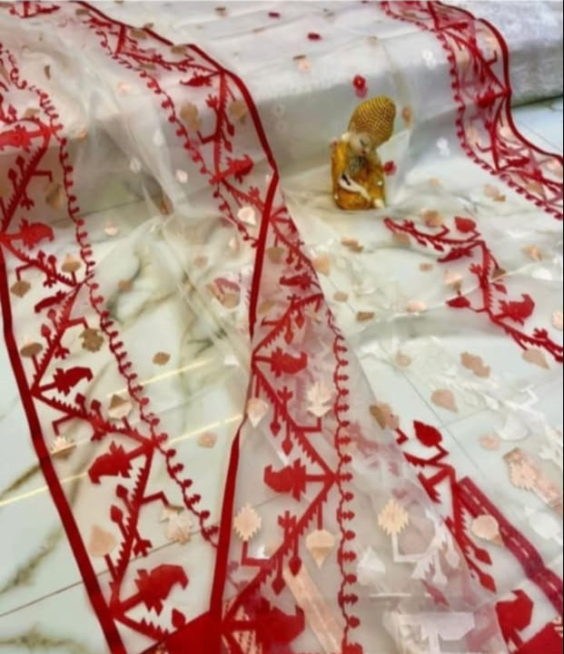 Nabina Bela Muslin Jamdani Saree