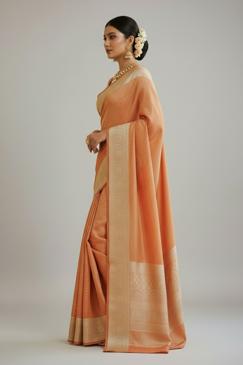Saanjh - Banarasi Tissue Silk Saree