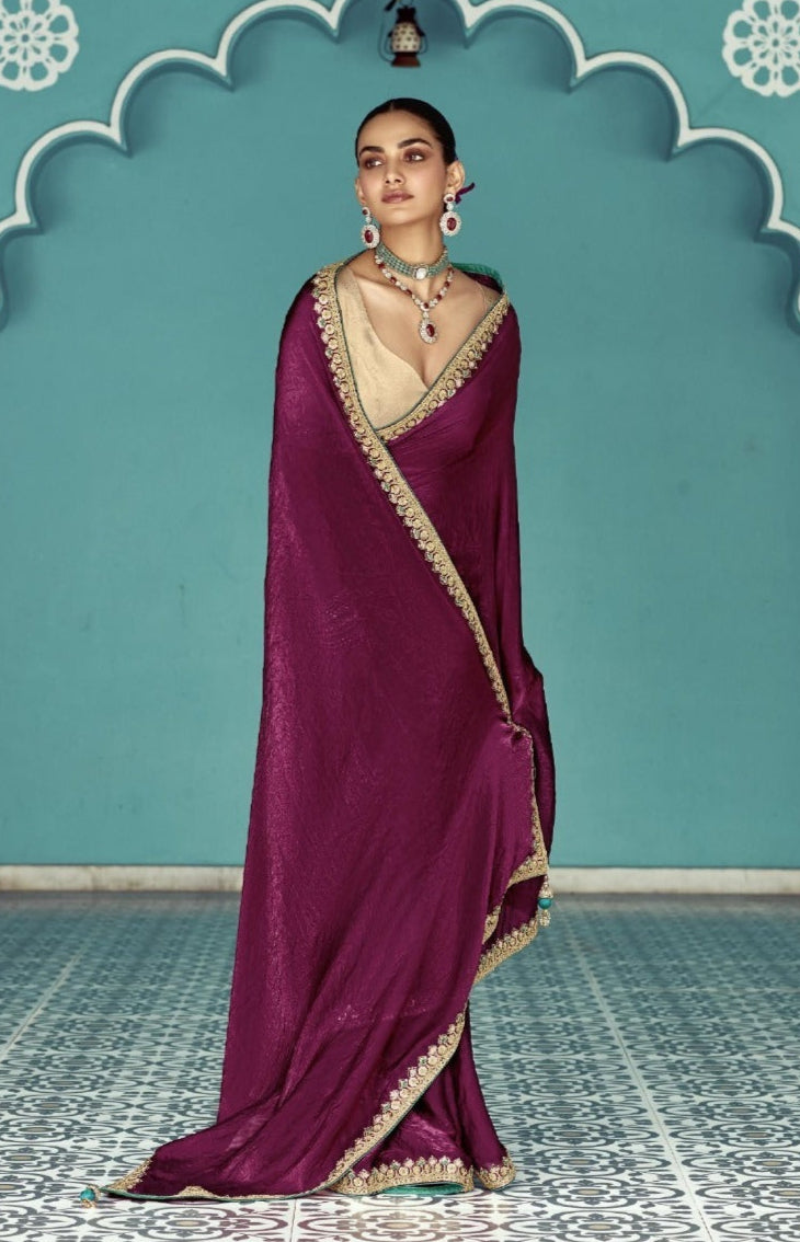 Real Queens Fancy Silk Saree