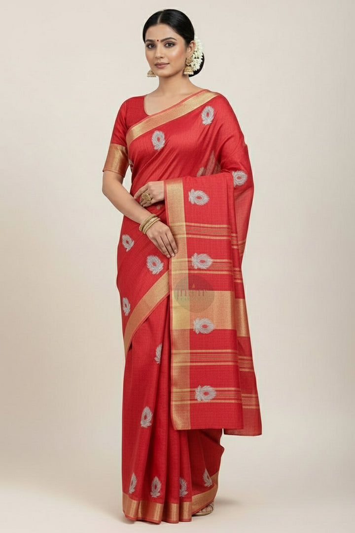 Soft Whisper- Linen Saree