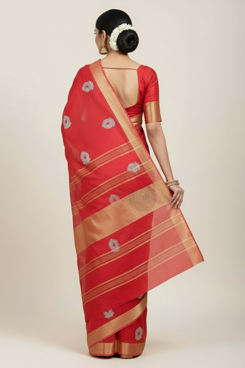 Soft Whisper- Linen Saree