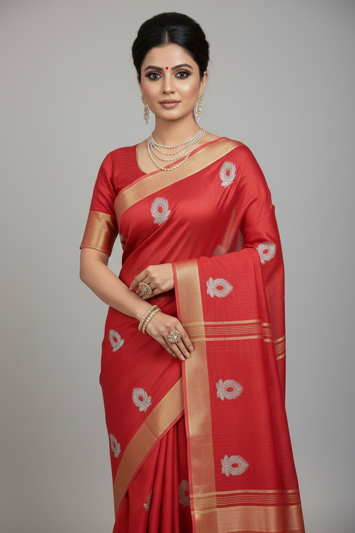 Soft Whisper- Linen Saree