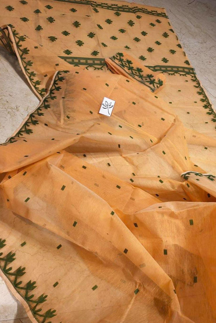 Uro Chithi Dhakai Jamdani Saree