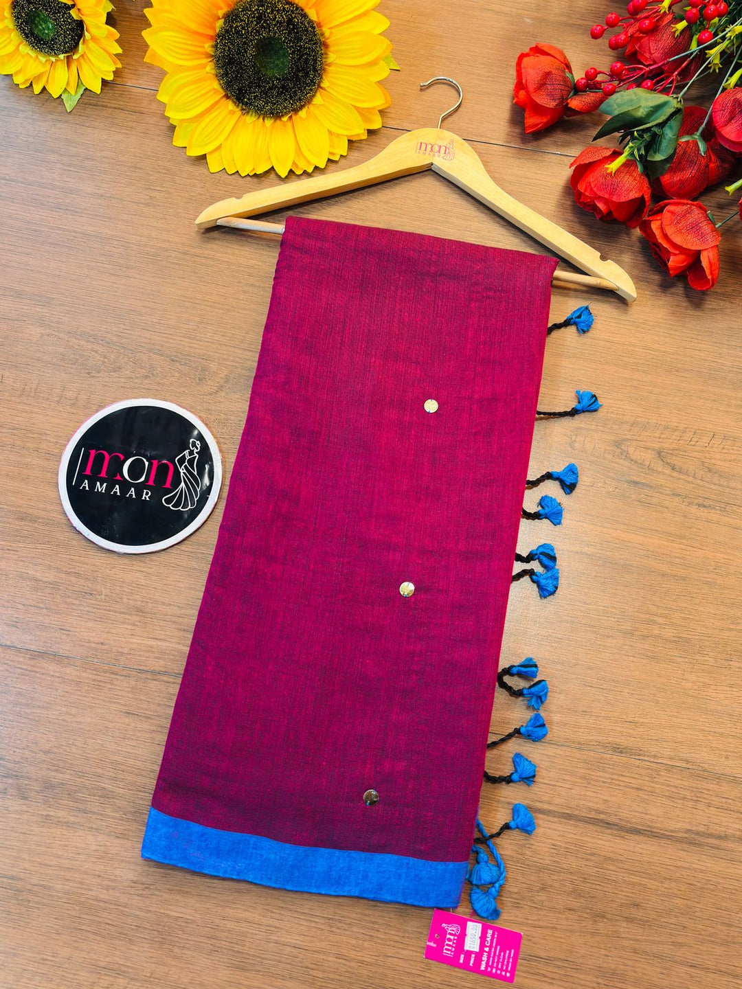 Shona Rekha -Bengal Gini Khadi Cotton Saree