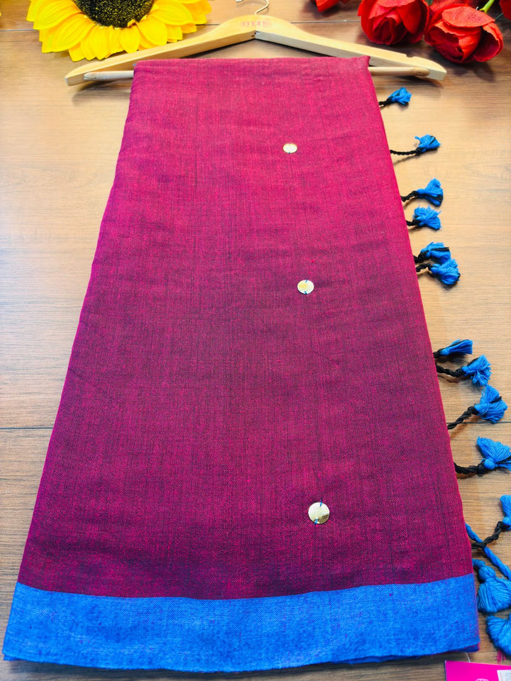 Shona Rekha -Bengal Gini Khadi Cotton Saree