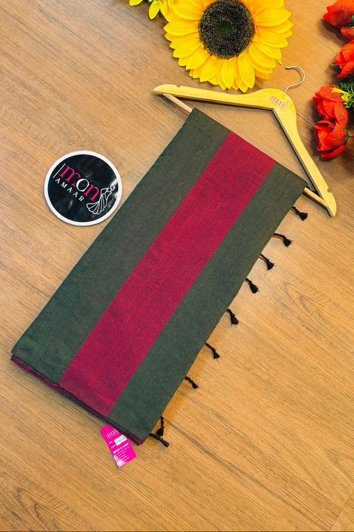 Multi Color Khadi Cotton Saree