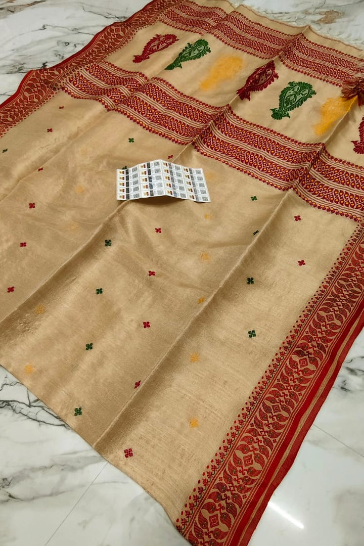 Style & Feel Gachi Tussar Saree
