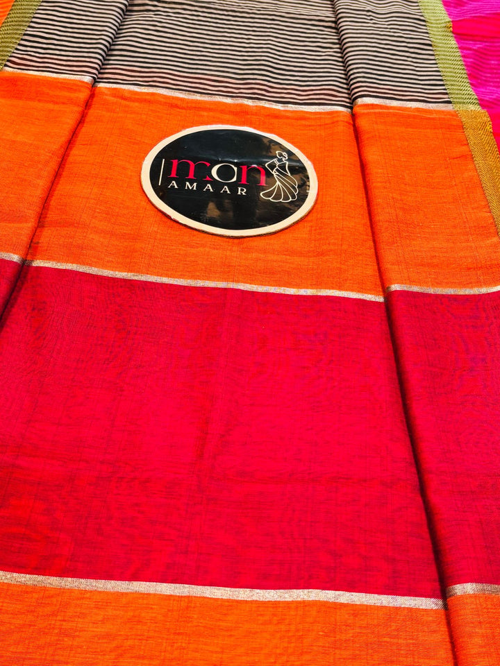 Karunakaran Maheshwari Check Silk Saree