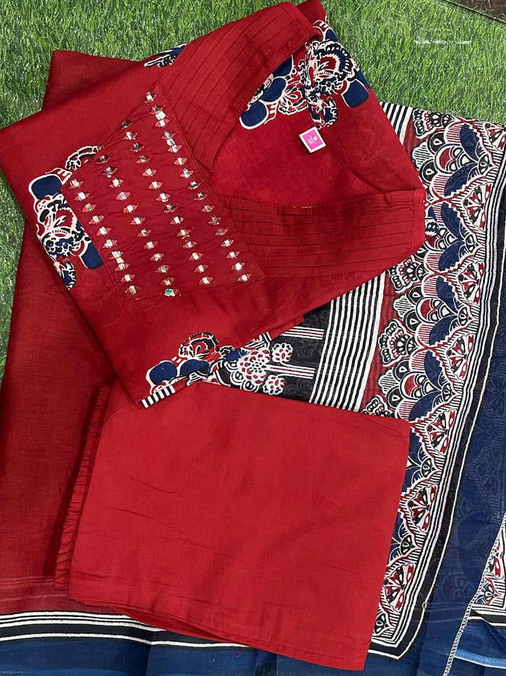 Moody & Artsy Cotton Kurti Set