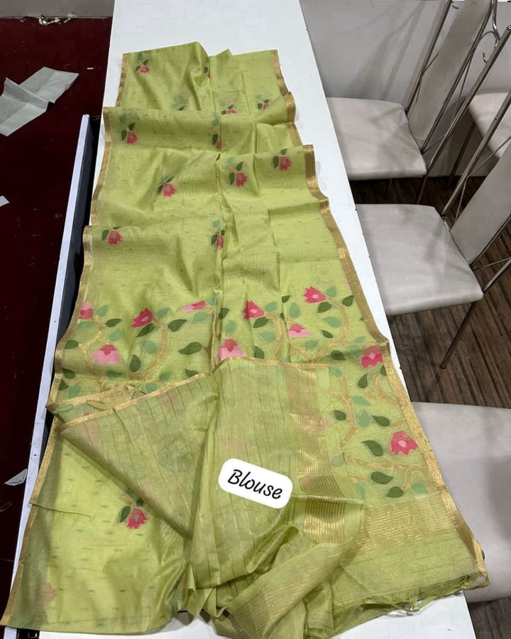 The Desires Jamdani Cotton Saree