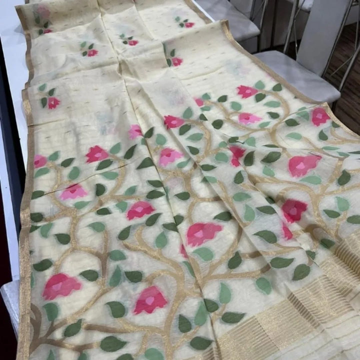 The Desires Jamdani Cotton Saree