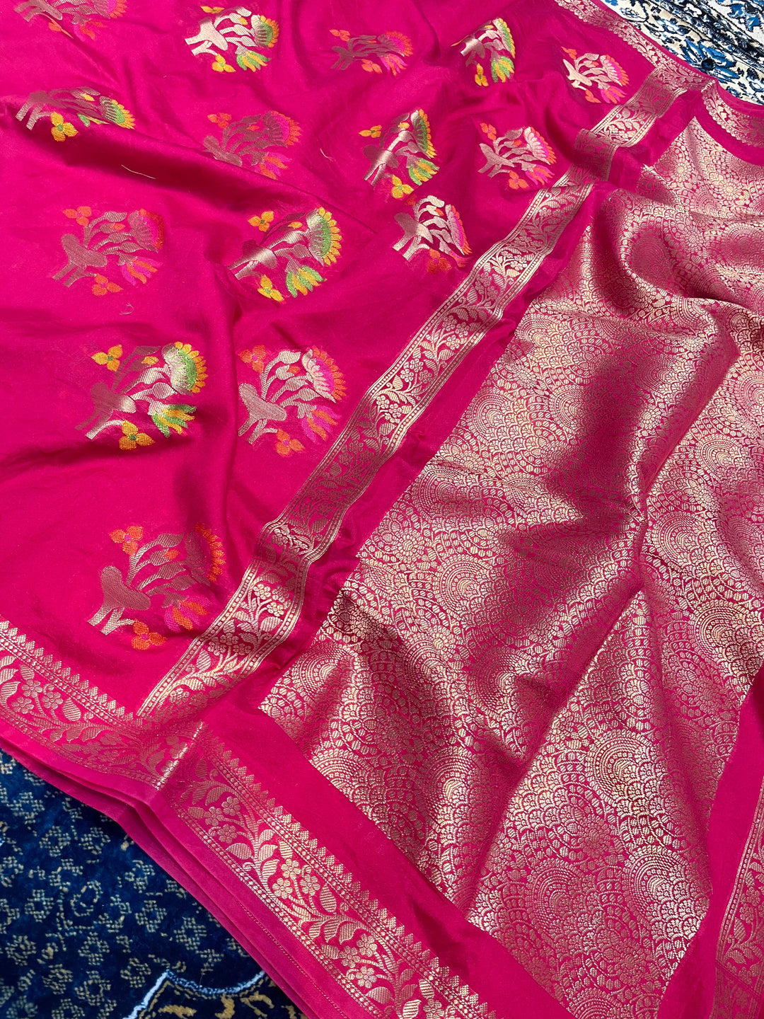 Tradition In Trend Banarasi Semi Georgette  Silk Saree