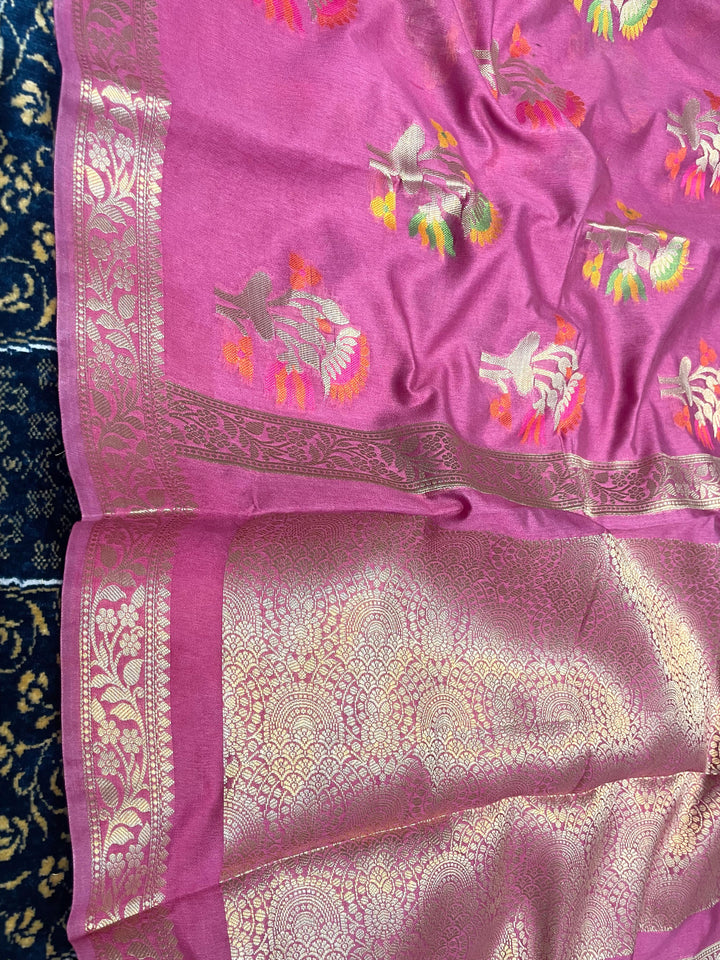 Tradition In Trend Banarasi Semi Georgette  Silk Saree