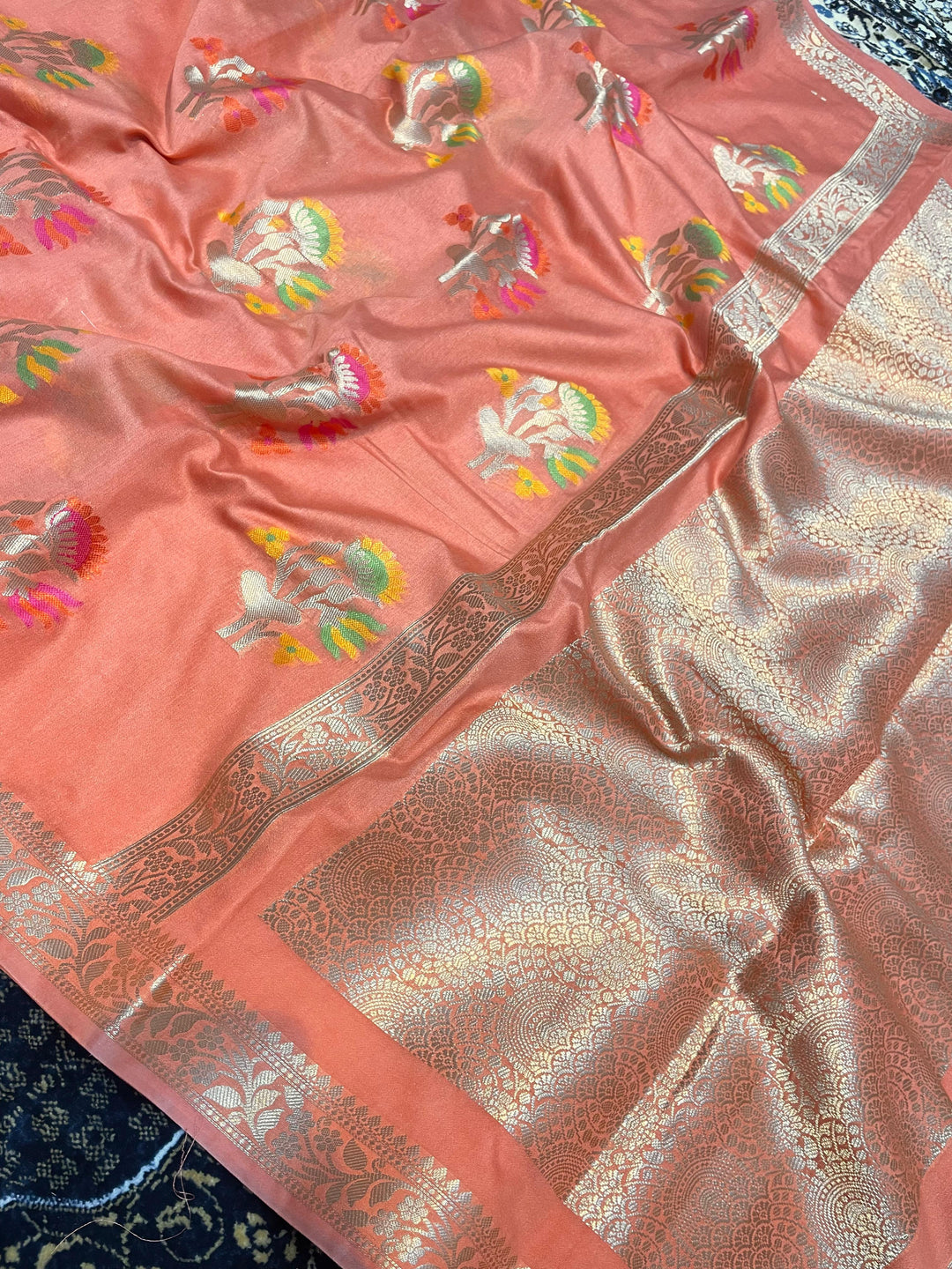 Tradition In Trend Banarasi Semi Georgette  Silk Saree