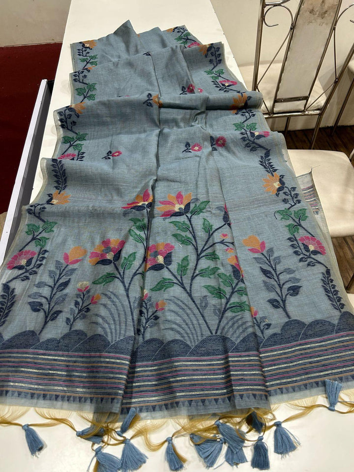 Straight From The Heart Muga Cotton Saree
