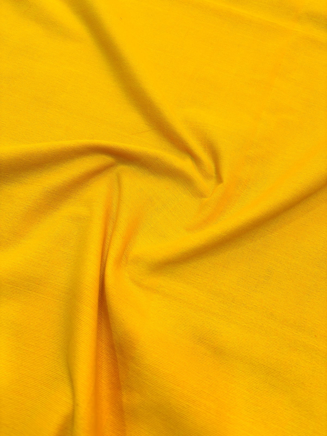 Gratifying Pure Khadi Cotton Yellow Saree