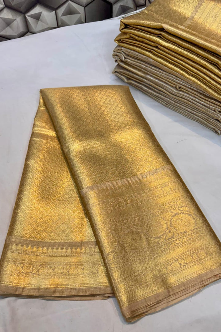 Its Beautiful! Banarasi Tanchoi Silk Saree