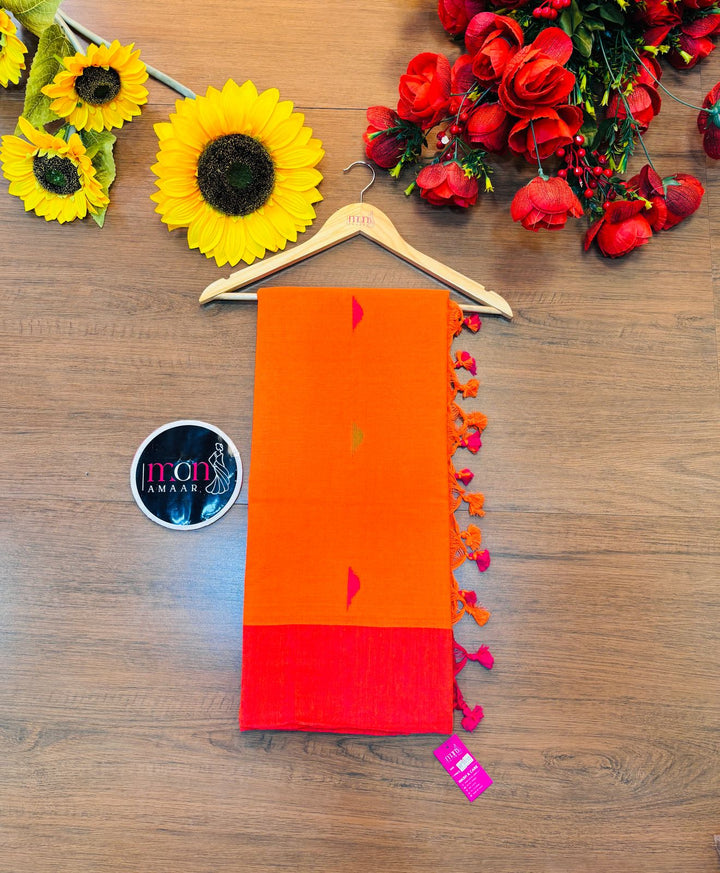 Land Of Bengal Khadi Cotton Saree