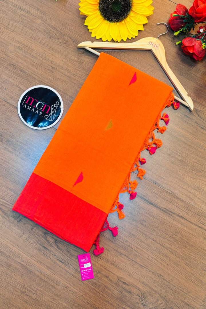 Land Of Bengal Khadi Cotton Saree