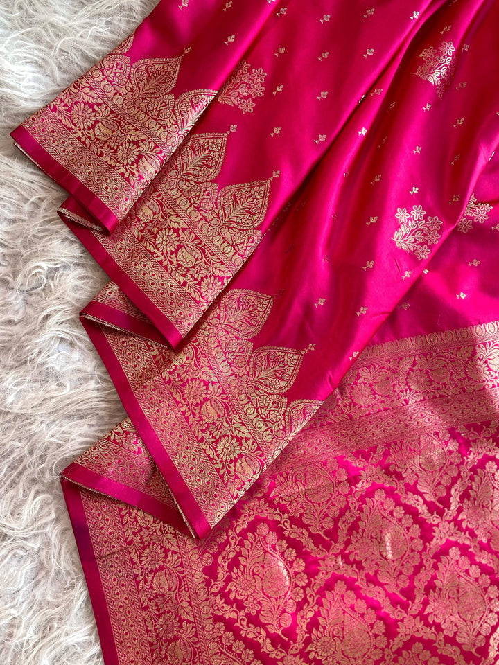 Paint Of The Earth Satin Silk Saree