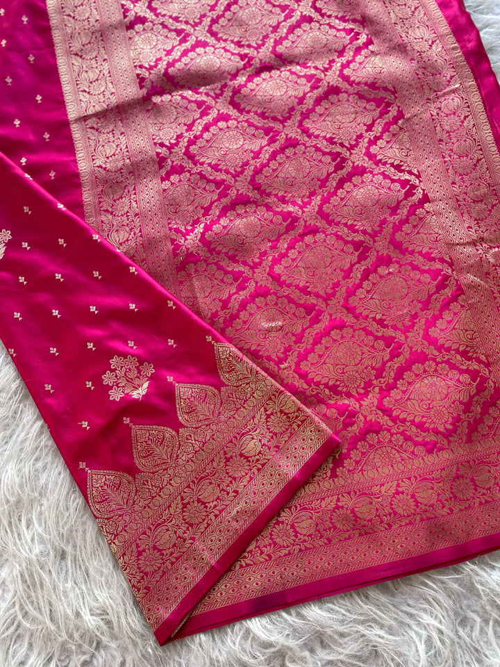 Paint Of The Earth Satin Silk Saree