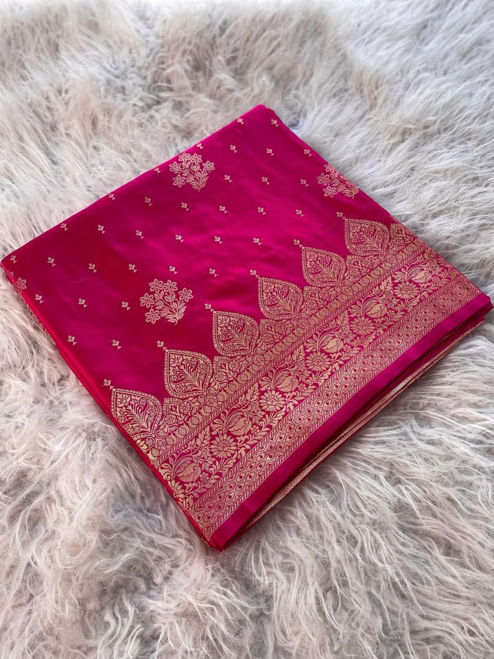 Paint Of The Earth Satin Silk Saree