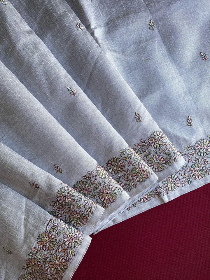 Framed In Feeling Tussar Silk Saree