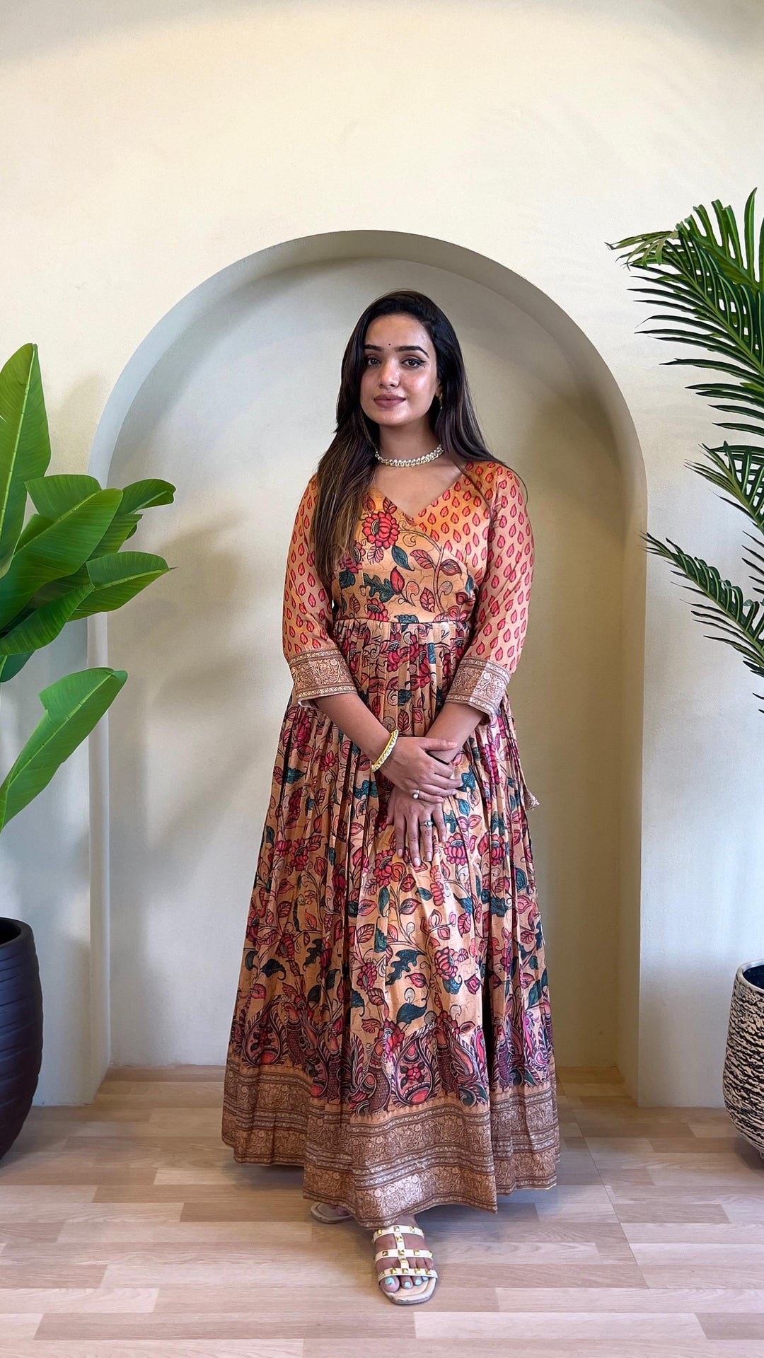 Rooted And Rising Anarkali Gown Set
