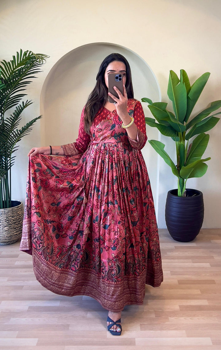 Rooted And Rising Anarkali Gown Set