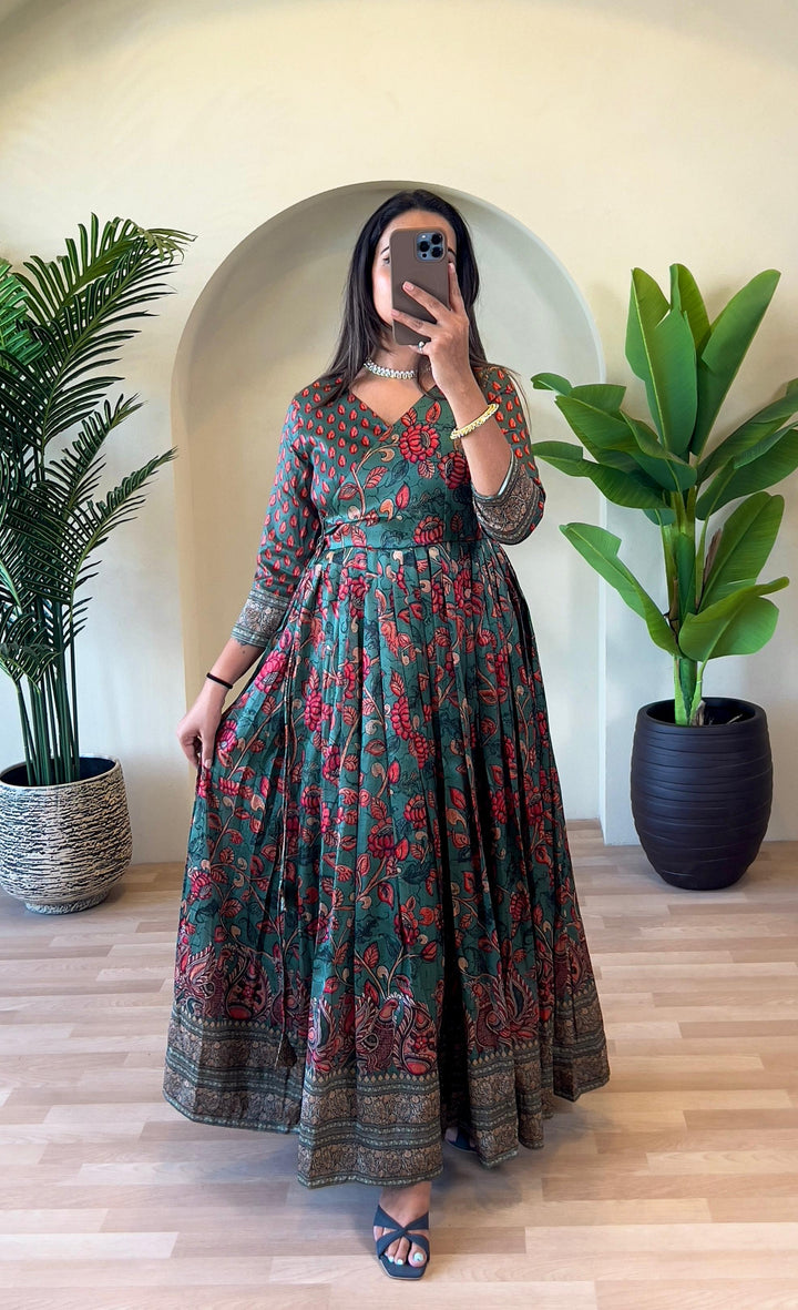 Rooted And Rising Anarkali Gown Set
